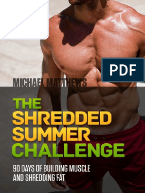 The Shredded Summer Challenge, PDF, Dieting