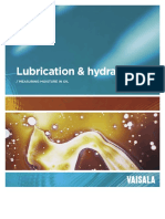 Lubrication & Hydraulics: / Measuring Moisture in Oil