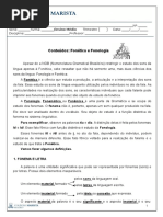 Material de Reflexões Linguísticas N1 1EM Fonética e Fonologia Prof Belkis 2013