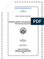 Gempa Vulkanik Dan Dampak Yang Ditimbulkan