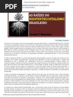 As Raízes Do Neopentecostalismo Brasileiro _ NAPEC - Apologética Cristã