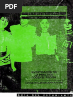 Investigación de La Práctica Docente Propia (UPN) | PDF | Ciencia ...