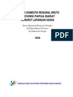 PDRB Prov. Papua Barat Menurut Lapangan Usaha 2008