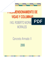 Predimensionamiento 2006 - Ing. Roberto Morales