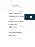 Download Analisis Kemiskinan Prov Papua Barat 2006 - 2009 by Badan Pusat Statistik Provinsi Papua Barat SN30325188 doc pdf