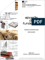 Apostila - Fundações - Tecnicas Construtivas de Edificações