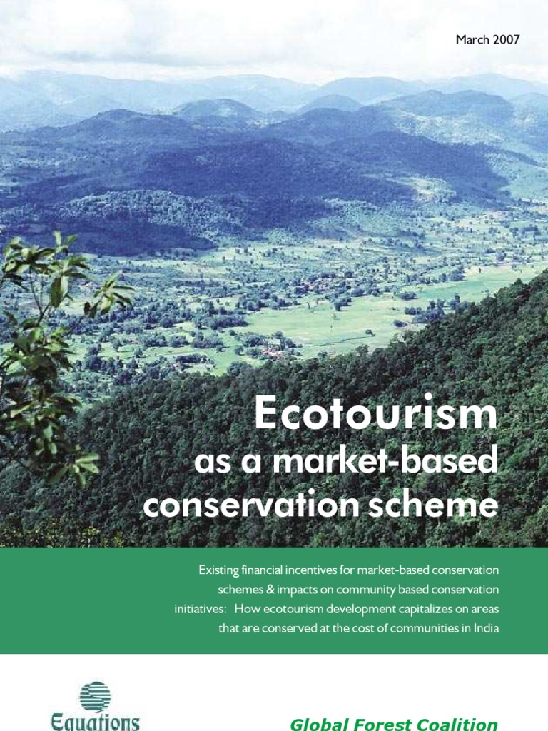 Ecotourism as a MarketBased Conservation Scheme Conservation Biology