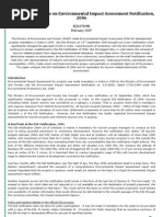 EQUATIONS' Critique On Environmental Impact Assessment Notification 2006