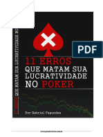 11 erros que matam sua lucratividade no poker