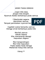 Tiada Aedes Tiada Denggi