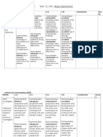 Yr 11 Body Adornment Rubric 2