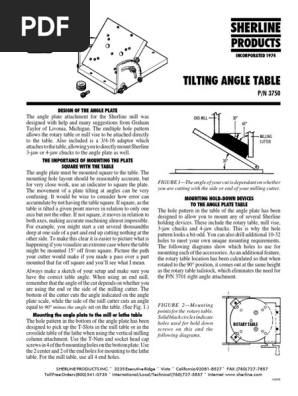 Tilt Table