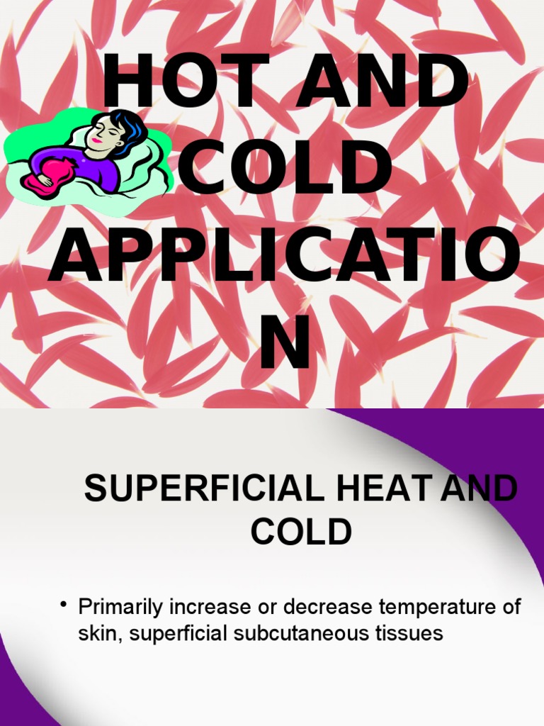 Hot and Cold Application Procedures | PDF