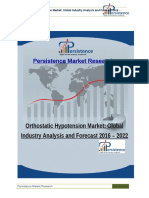 Persistence Market Research: Orthostatic Hypotension Market: Global Industry Analysis and Forecast 2016 - 2022