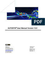 Autodyn User Manual