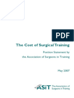 ASiT Cost of Surgical Training Final