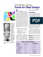 2000 Rules of Thumb in Steel Design