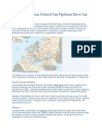 How Do European Natural Gas Pipelines Move Gas to Markets