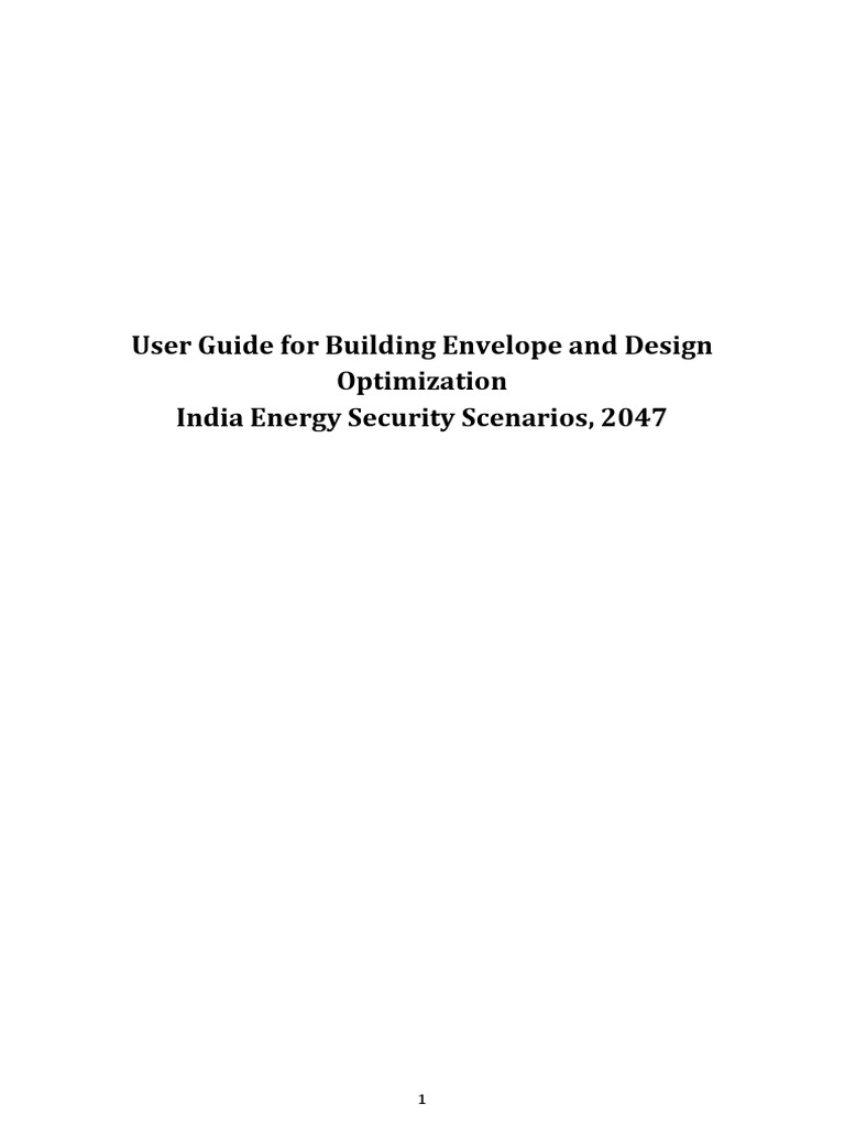 Building Envelope Optimization Guide | PDF | Efficient Energy Use ...