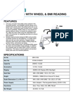 Nagata: Chair Scales With Wheel & Bmi Reading