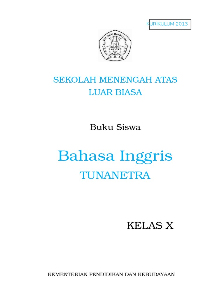 Bahasa Inggris Tuna Netra Full PDF Bali Semantik