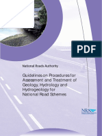 Guidelines On Procedures For Assessment and Treatment of Geology, Hydrology and Hydrogeology For National Road Schemes PDF