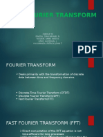 Fast Fourier Transform (FFT)