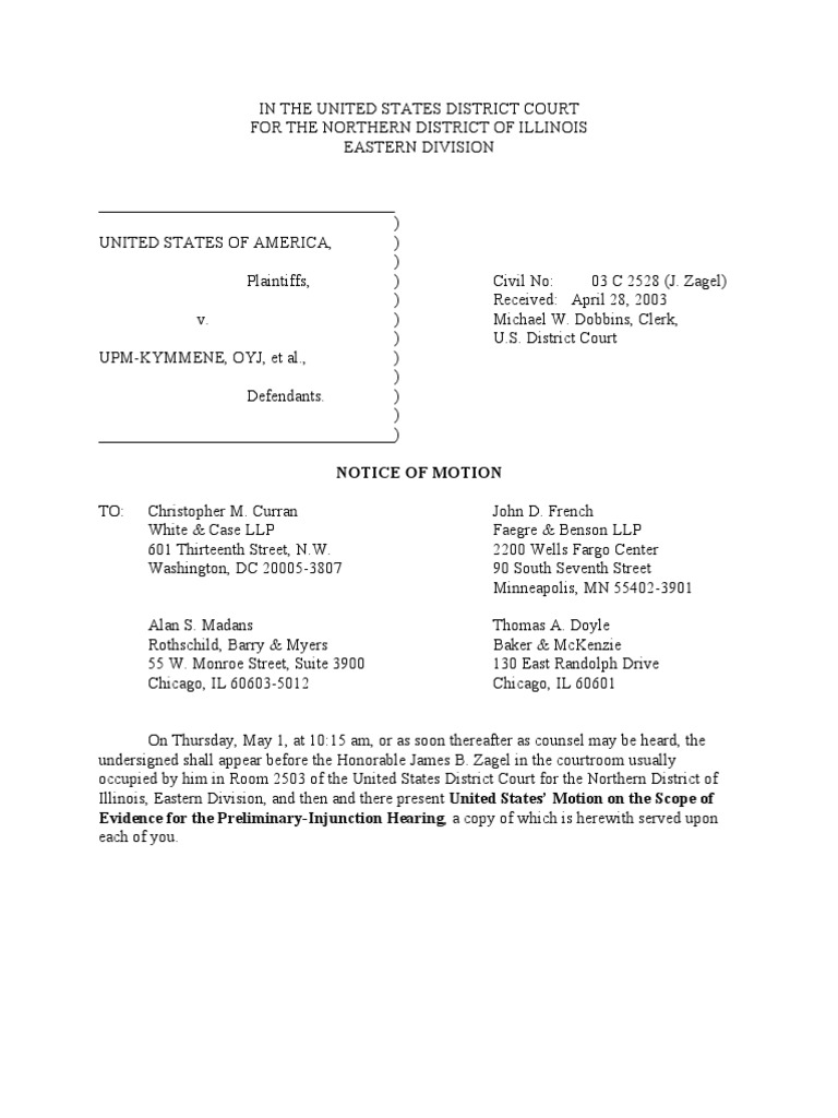 US Motion for Preliminary Injunction Evidence | PDF | Government Of The ...