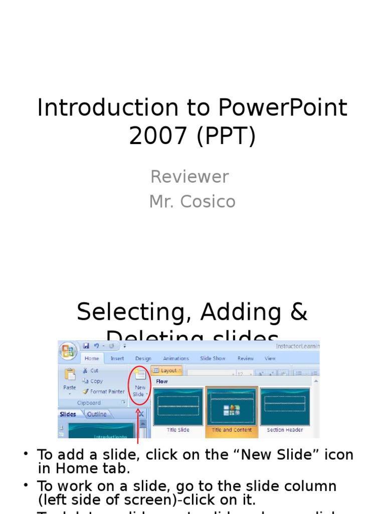 PowerPoint 2007: A Comprehensive Guide | PDF | Computer Keyboard | Icon ...