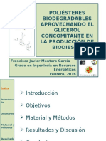 TFG Poliester Glicerina