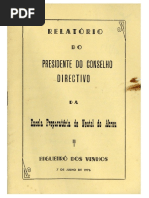 Relatório do Presidente do Conselho Directivo