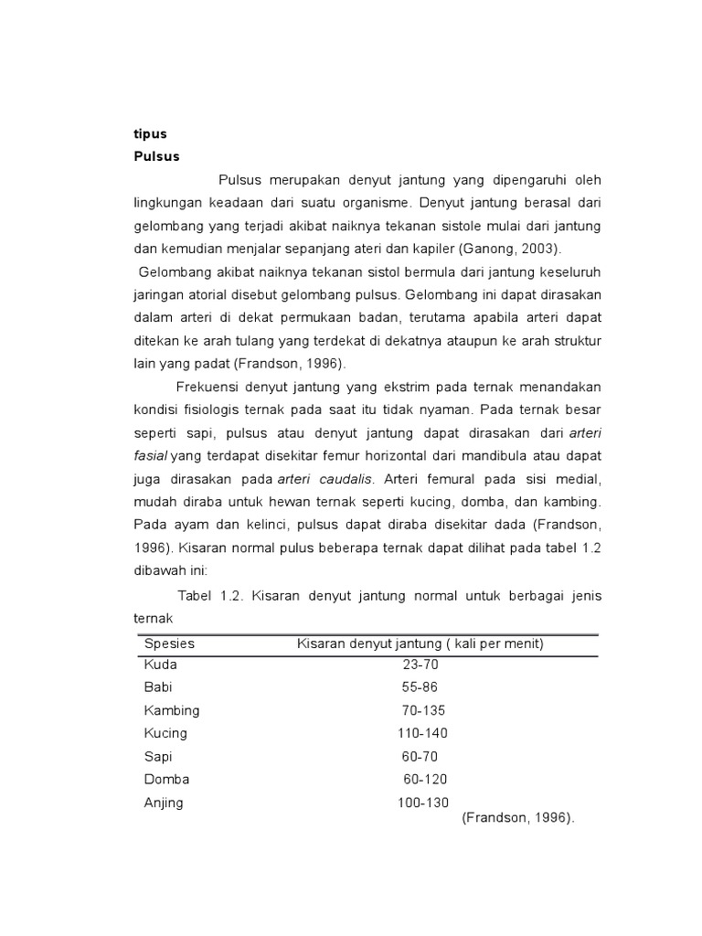 Pulsus | PDF