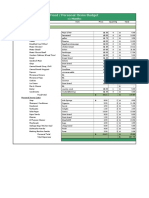 Food-Personal Expenses Spreadsheet 1