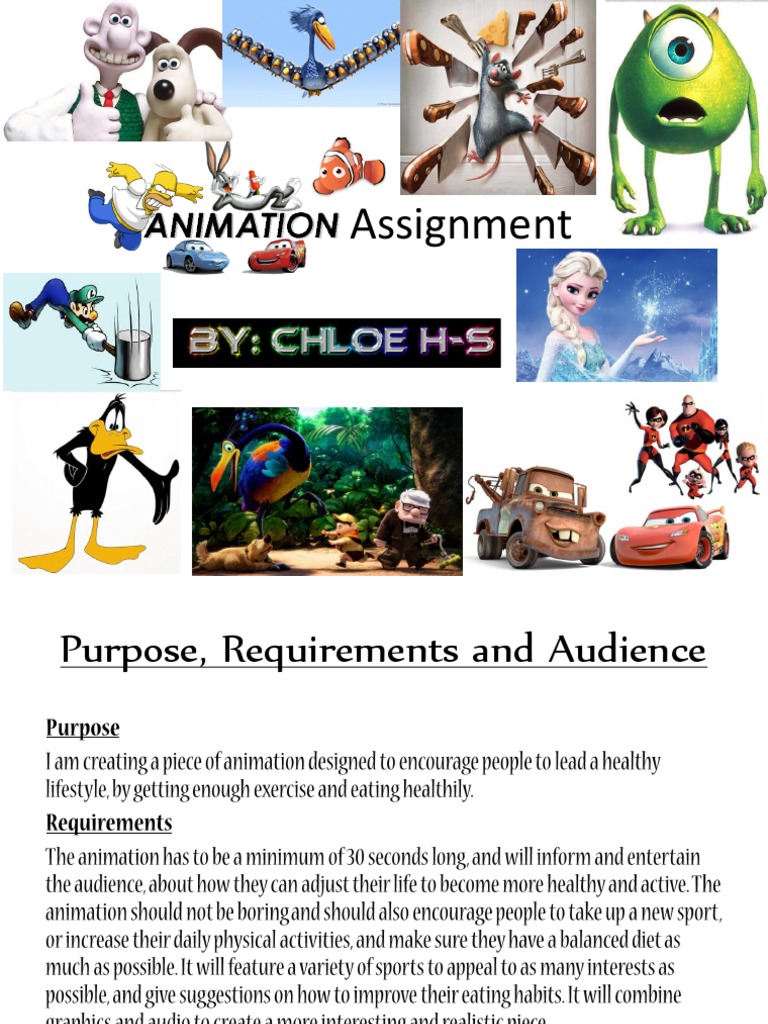 Animation Assignment | PDF | Animation | Target Audience