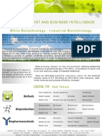 CBDMT - Market and Business Intelligence - White Biotechnology