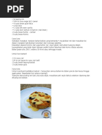 Resepi Puding Karamel Tanpa Telur  PDF