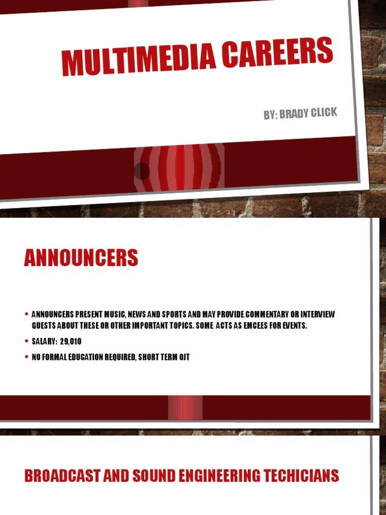 Multimedia Careers BC | PDF | News | Public Relations