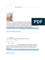 El Origen de La Química Orgánica