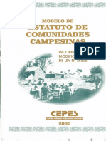 Constitución de Comunidades Campesinas