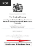Lisbon Treaty Summary