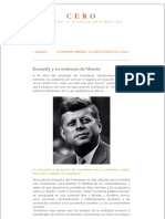 Kennedy y Su Sentencia de Muerte 