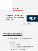 Fire Protection Hydraulic Calculation