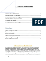 Track Changes in Ms Word 2007 - Practice Document