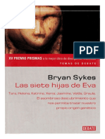 Bryan Sykes. Las siete hijas de Eva