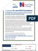 RCN Foundation Advert 