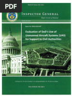 Evaluation of DoD's Use of Unmanned Aircraft Systems (UAS) for Support to Civil Authorities