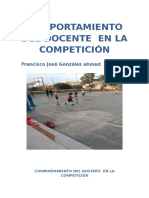 Comportamiento Del Docente en La Competición