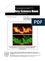 Fire Safety Science News #39 - March, 2016