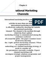 International Marketing Channels: All Around The Paper