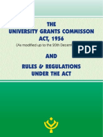 The University Grants Commission Act 1956 UGC Act 1956